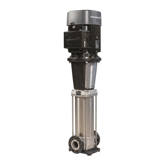 Grundfos CR series Montage- Und Betriebsanleitung