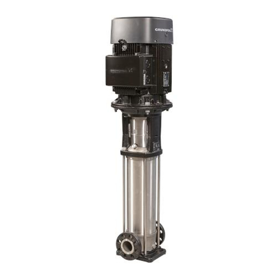 Grundfos CR series Montage- Und Betriebsanleitung