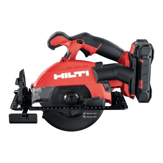 Hilti NURON SC 6WL-22 Original Bedienungsanleitung