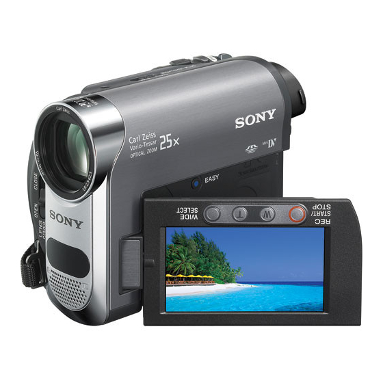 Sony Handycam DCR-HC47E Handbücher