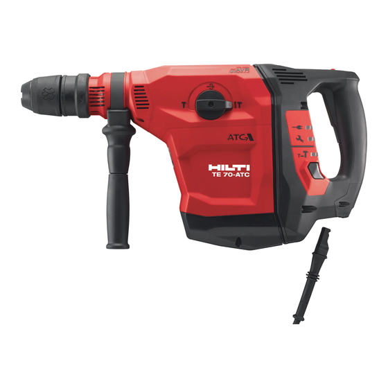 Hilti TE 80-ATC/AVR Original Bedienungsanleitung