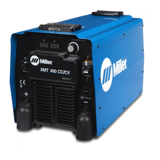 Miller xmt 450 cc/cv Betriebsanleitung