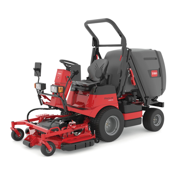 Toro ProLine H800 Installationsanweisungen