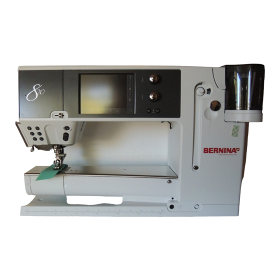 Bernina  820 Bedienungsanleitung