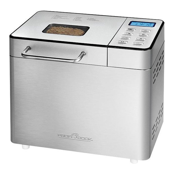 Profi Cook PC-BBA 1077 Bedienungsanleitung