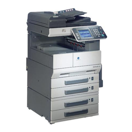 Konica Minolta bizhub C250 Bedienungsanleitung
