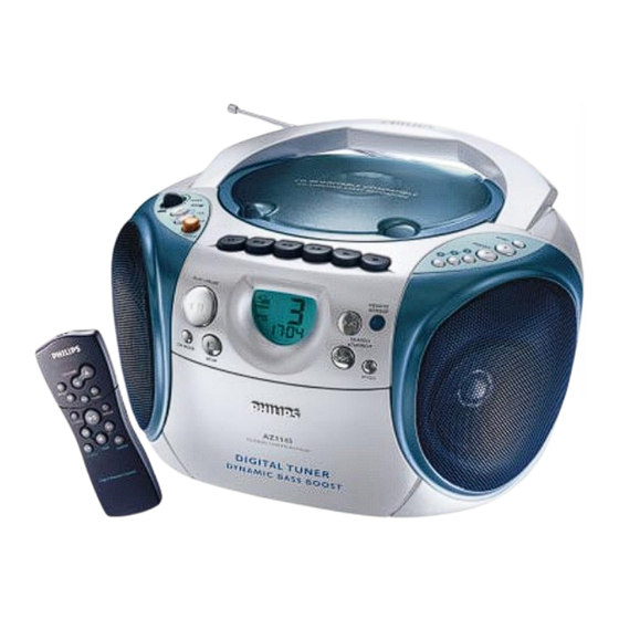 Philips AZ1145 Bedienungsanleitung
