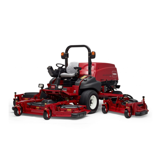Toro Groundsmaster 5900 Bedienungsanleitung