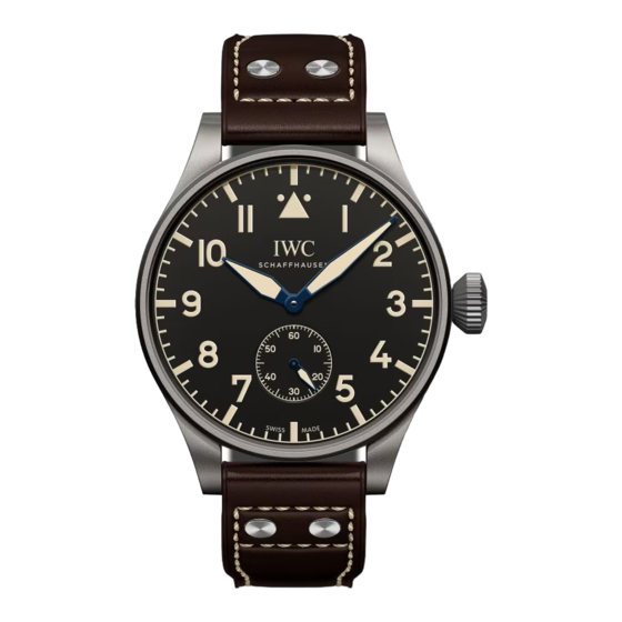 IWC Schaffhausen BIG PILOT’S HERITAGE WATCH 55 Bedienungsanleitung