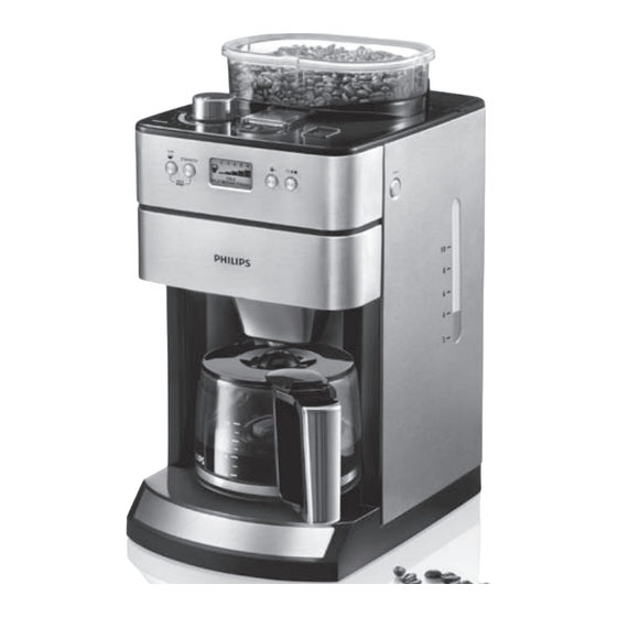 Philips Grind & Brew HD7751 Benutzerhandbuch