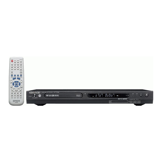 Kenwood DVF-N7080 Bedienungsanleitung
