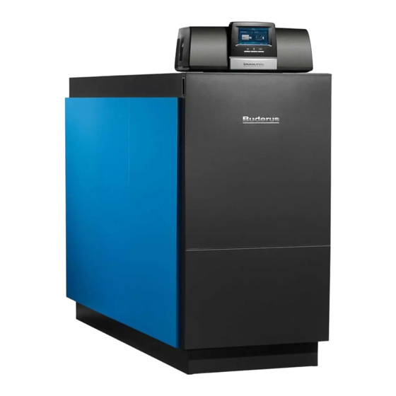 Buderus Logano plus KB472-350 Installations- Und Wartungsanleitung Für Den Fachmann