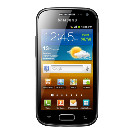 Samsung GT-I8160P Kurzanleitung