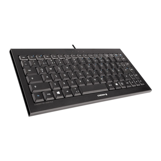Cherry KC 4020 Backlight Bedienungsanleitung