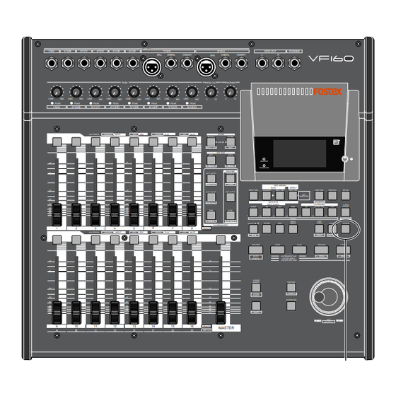 Fostex VF160 Bedienungsanleitung