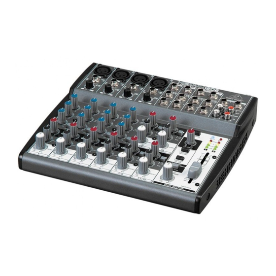 Behringer XENYX 1202 Schnellstartanleitung