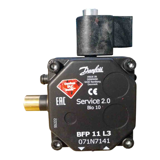 Danfoss BFP Serie Anweisungen