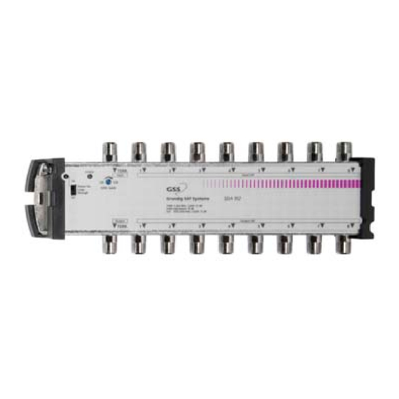 GSS SDA 512 Montageanleitung