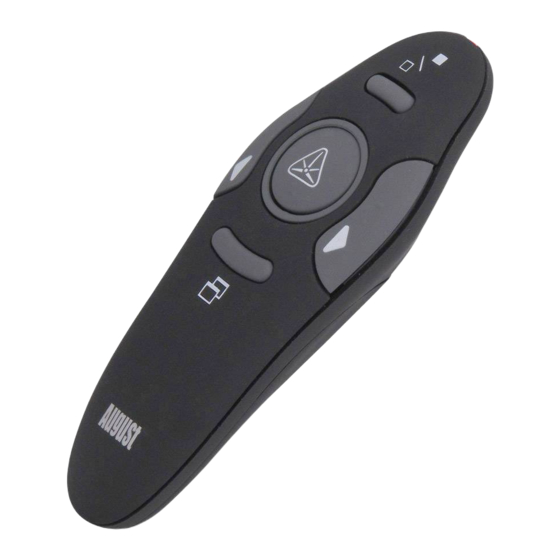 August LP205R Bedienungsanleitung