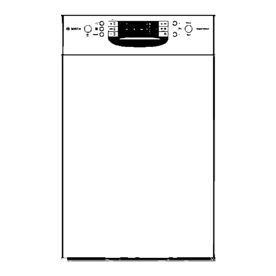 Bosch SPI69T42EU Kurzanleitung