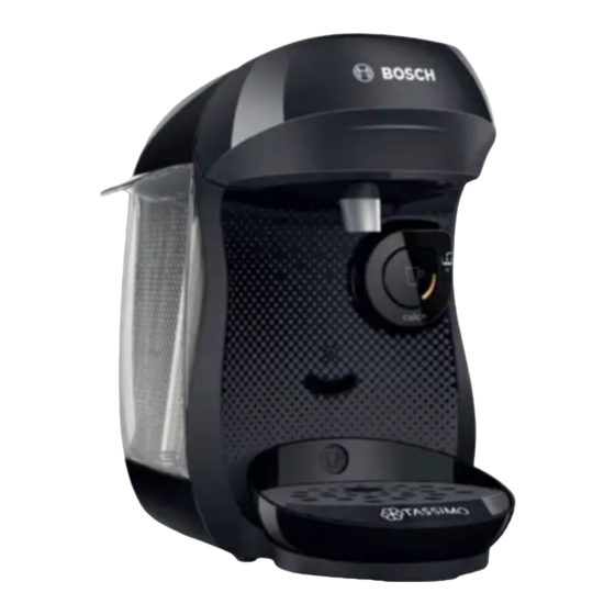 Bosch TASSIMO HAPPY TAS100GB Serie Gebrauchsanleitung