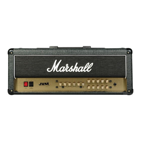 Marshall JVM Serie Kurzanleitung