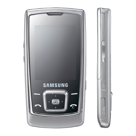 Samsung SGH-E840 Bedienungsanleitung