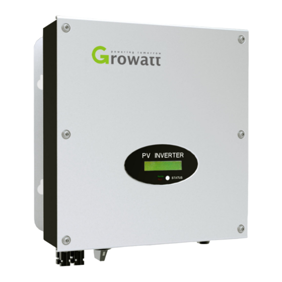 Growatt 3000MTL-S Montageanleitung Und Bedienungsanleitung