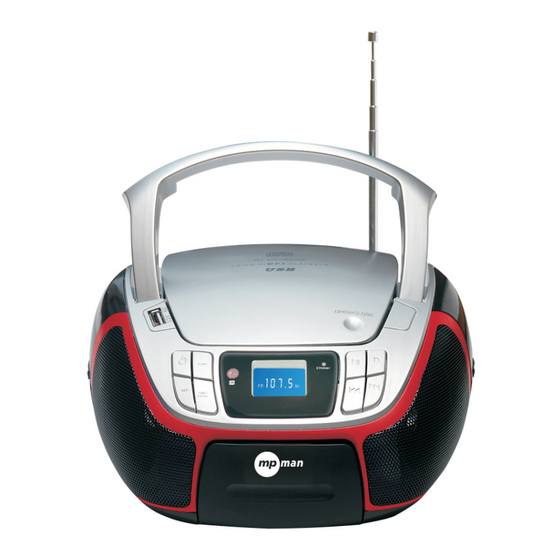 MPMan Boom Box 60USB Bedienungsanleitung
