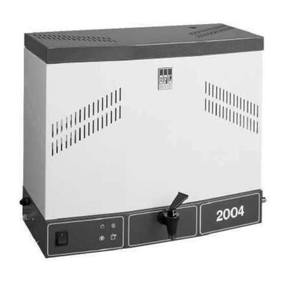 GFL 2002 Bedienungsanleitungen
