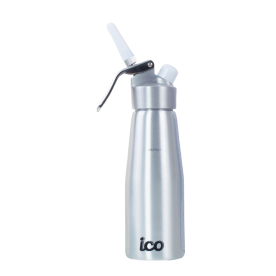 ICO Professional Whipped Cream Dispenser Bedienungsanleitung