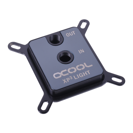Alphacool NexXxoS XP3 Light Handbuch