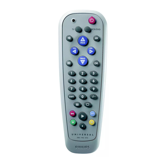Philips Universal SBC RU 252 Bedienungsanleitung