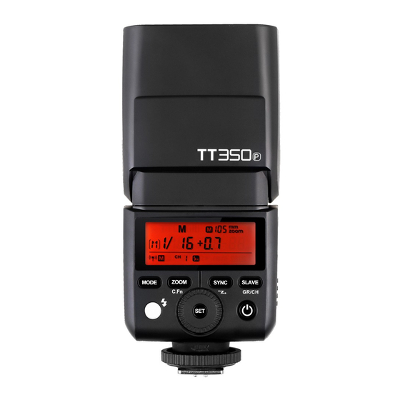 Godox Thinklite TT350P Bedienungsanleitung