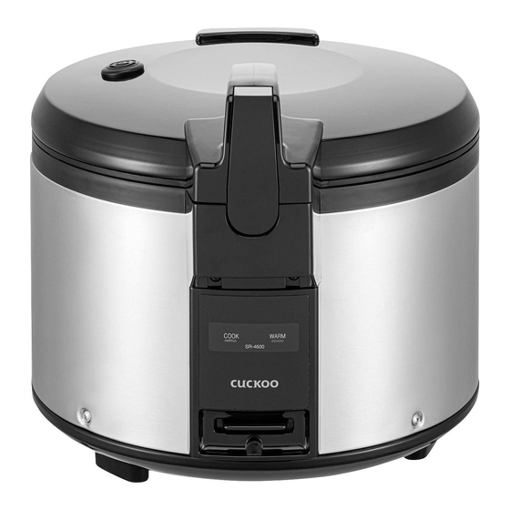 Cuckoo SR-4600 Bedienungsanleitung