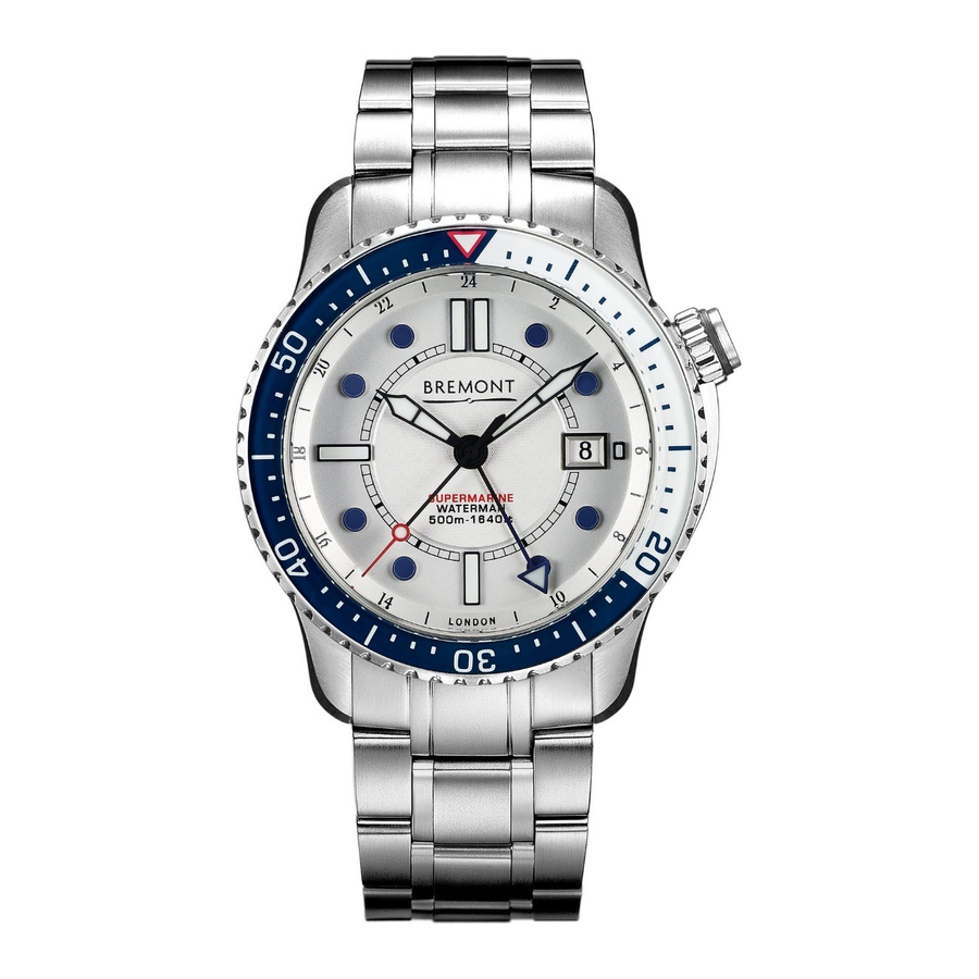Bremont WATERMAN LIMITED EDITION Technische Hinweise