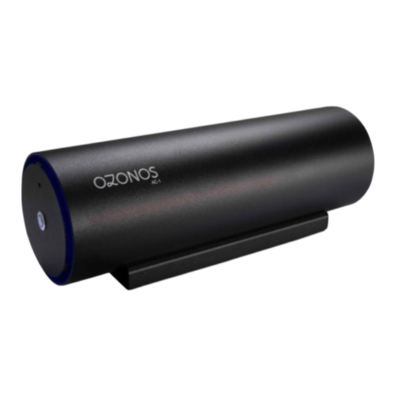 ozonos AIRCLEANER AC-I Betriebs-/Wartungsanleitung