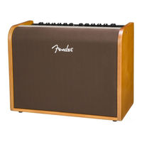 Fender ACOUSTIC 100 Bedienungsanleitung