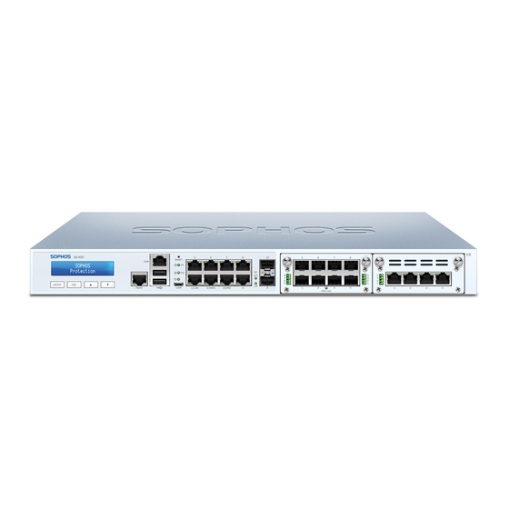 Sophos XG 430 Rev. 2 Handbücher