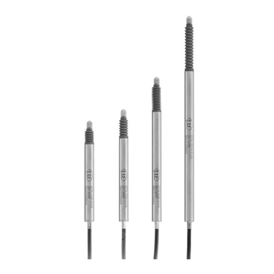 MICRO-EPSILON induSENSOR DTA-1G8 Betriebsanleitung