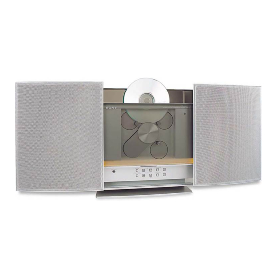 Sony CMT-L1 Bedienungsanleitung