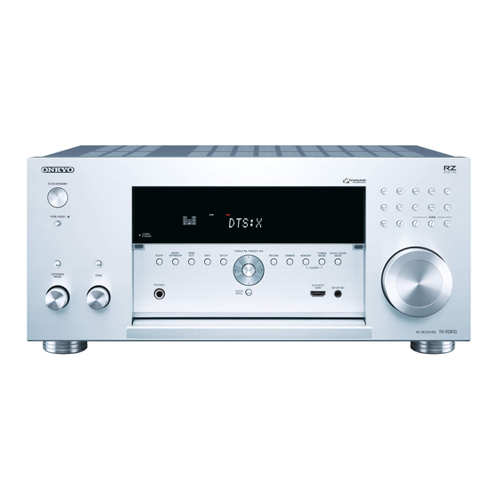 Onkyo TX-RZ810 Bedienungsanleitung