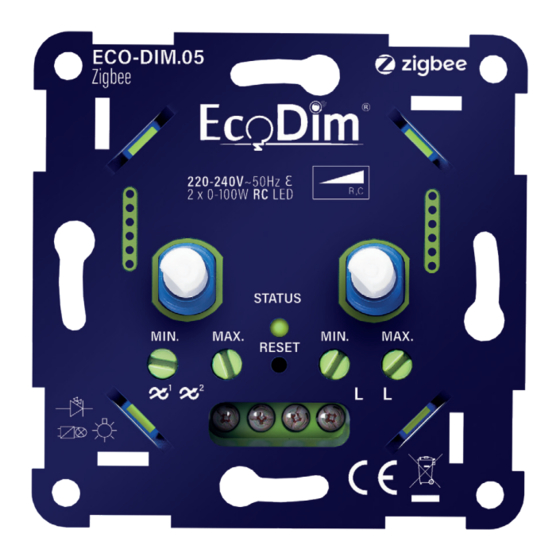 EcoDim 05 Zigbee Bedienungsanleitung