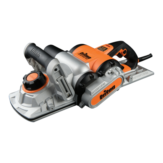 Triton Triple Blade Planer TPL180 Gebrauchs- Und Sicherheitsanweisung