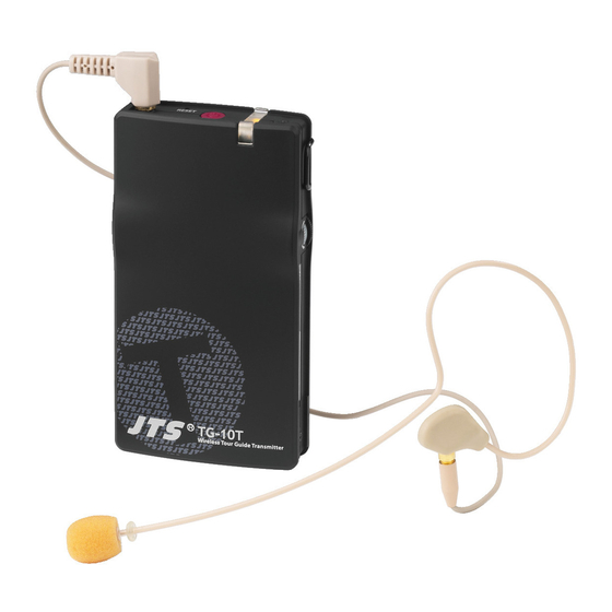 Monacor International JTS TG-10R Anleitung