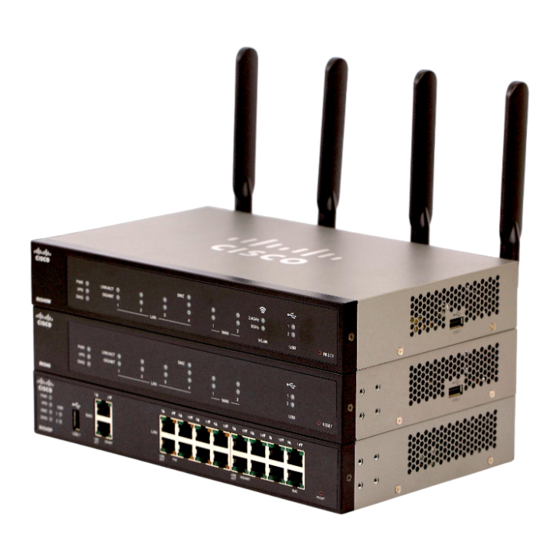 Cisco RV34 Serie Bedienungsanleitung