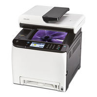 Ricoh SP C260SFNw Installationsanleitung