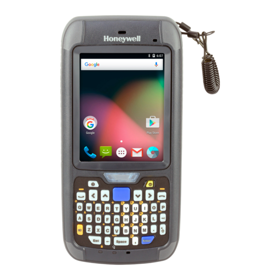 Honeywell CN75 Kurzanleitung