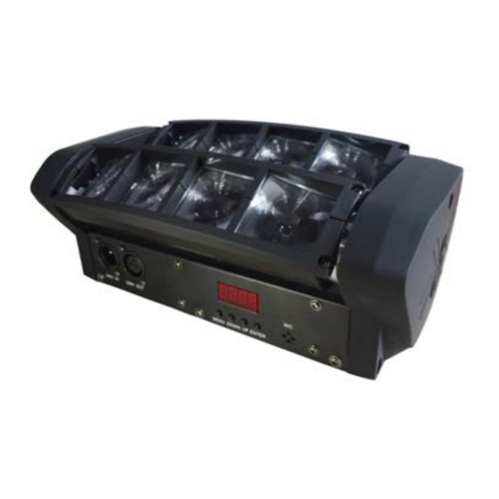 IBIZA LIGHT LED8-QUAD Bedienungsanleitung