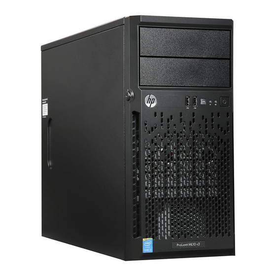 HP ProLiant ML10 v2 Benutzerhandbuch